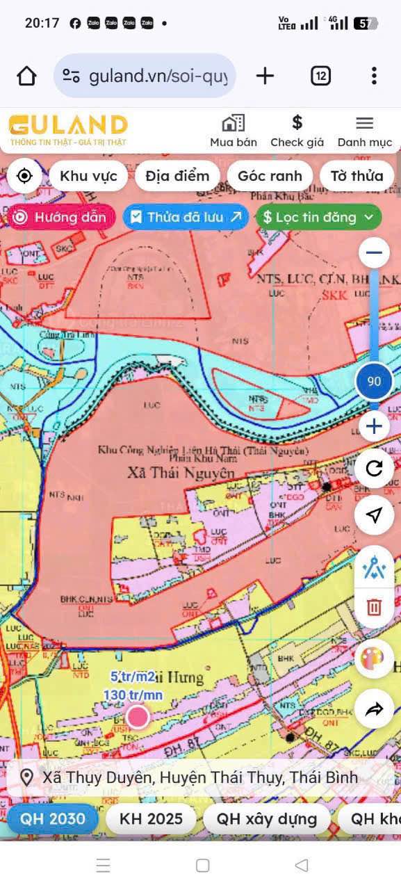 Đất nền Thái Hưng Thái Thụy Thái Bình 110m² giá 6xx triệu - Đầu tư sinh lời ngay!