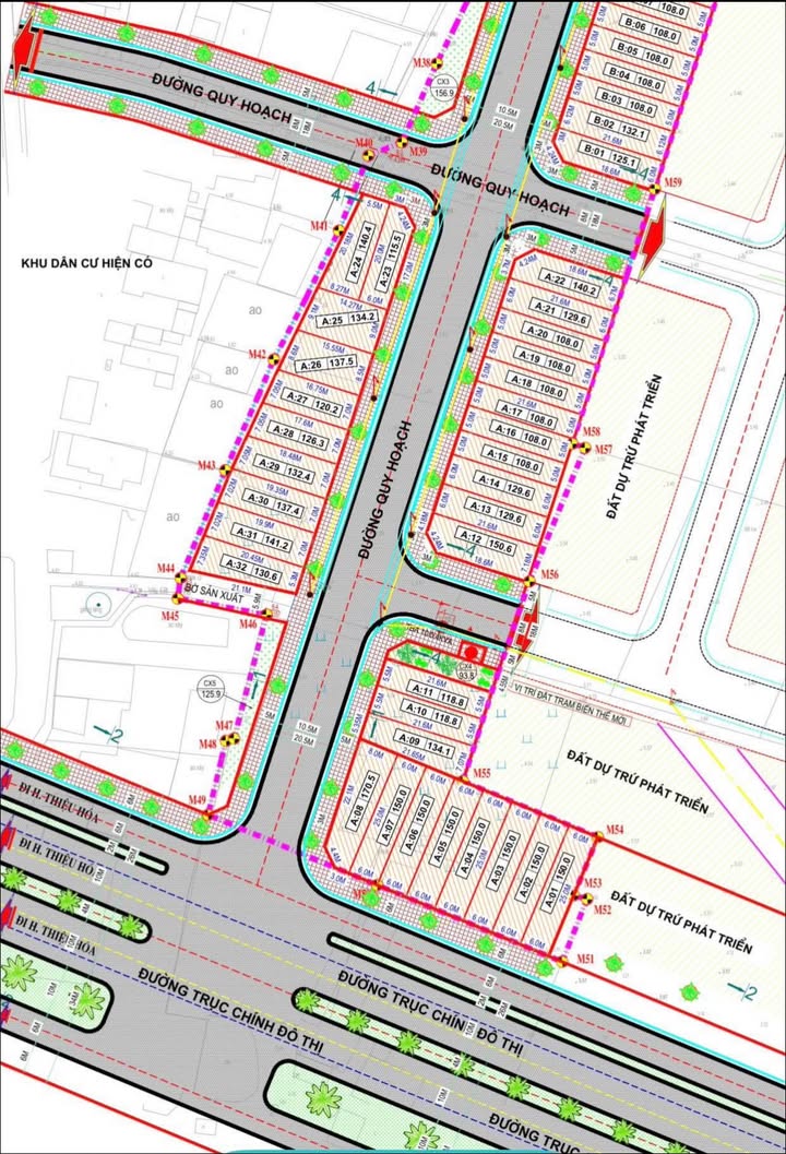 Đất nền Rừng Thông, Đông Sơn 106m² giá 2 tỷ - Bán nhanh lô trục chính!