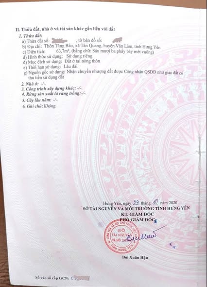 Đất nền Tăng Bảo Tân Quang, Văn Lâm Hưng Yên 64m² giá 3.5 tỷ - Cơ hội đầu tư tuyệt vời!