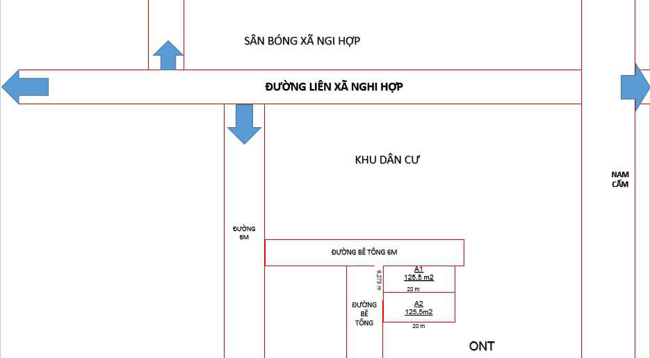 Bán đất Xóm 3, Nghi Hợp 125,5m² giá chỉ 900 triệu - Cơ hội đầu tư tuyệt vời!