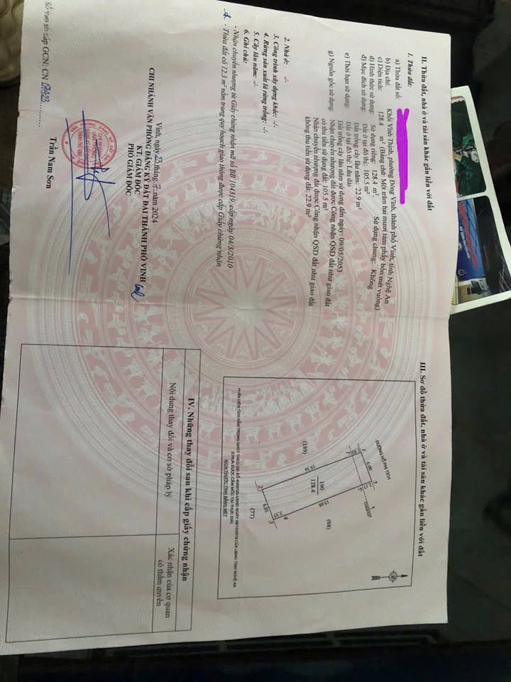 Nhà 2 tầng mặt đường Hồ Phi Tích Vinh 128.4m² - Vị trí đắc địa, giá tốt!