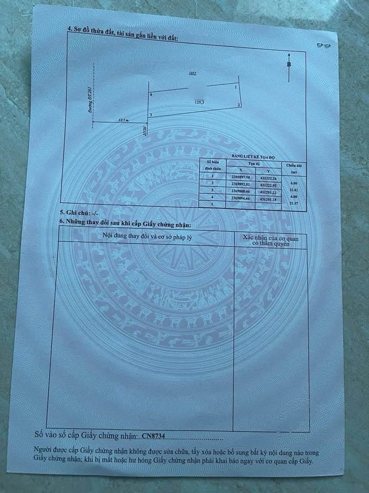 Đất thổ cư mặt đường 261 Phổ Yên 129m² chỉ 1.8 tỷ - Cơ hội đầu tư tuyệt vời!
