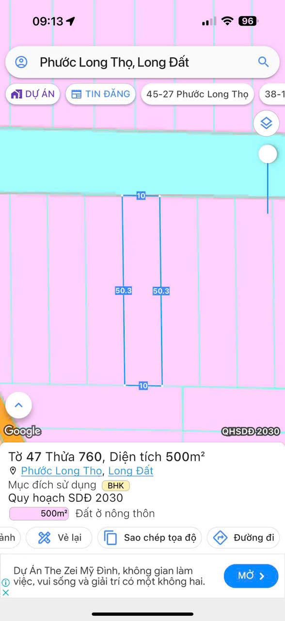 Đất nền Phước Long Thọ 500m² giá 1.1 tỷ - Đầu tư sinh lời ngay!