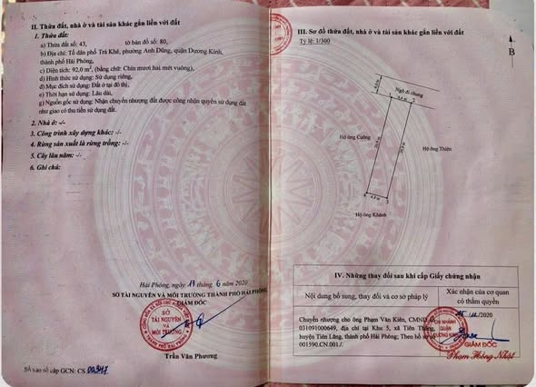 Đất nền Anh Dũng, Dương Kinh 92m² giá 3 tỷ - Vị trí đắc địa, ô tô vào tận nơi!