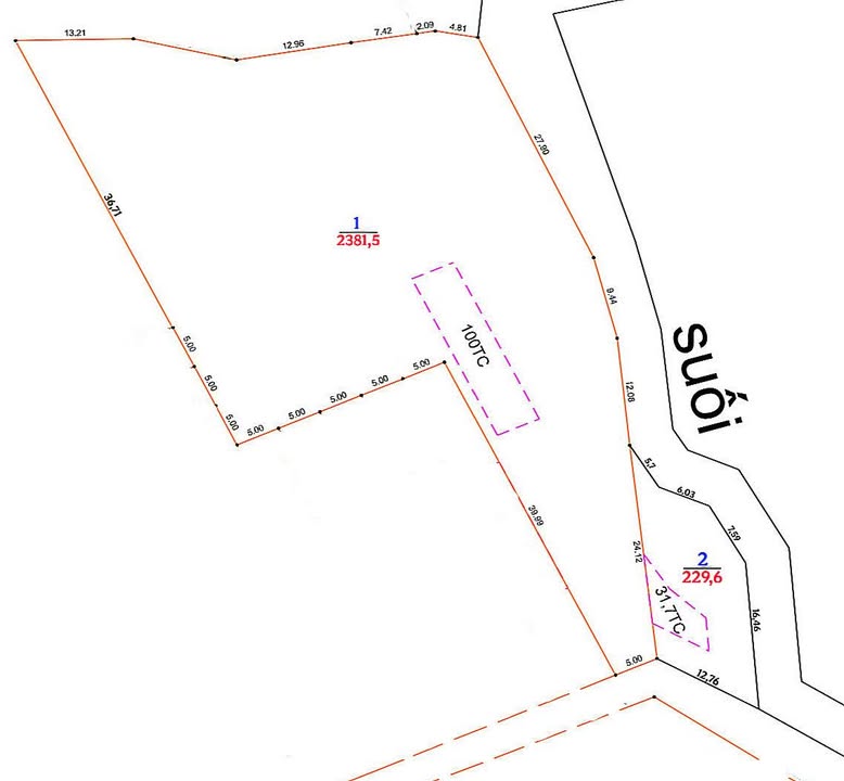 Đất nền Quảng Thành, Châu Đức 2611m² giá 2 tỷ - Đường ô tô tải vào tận nơi!