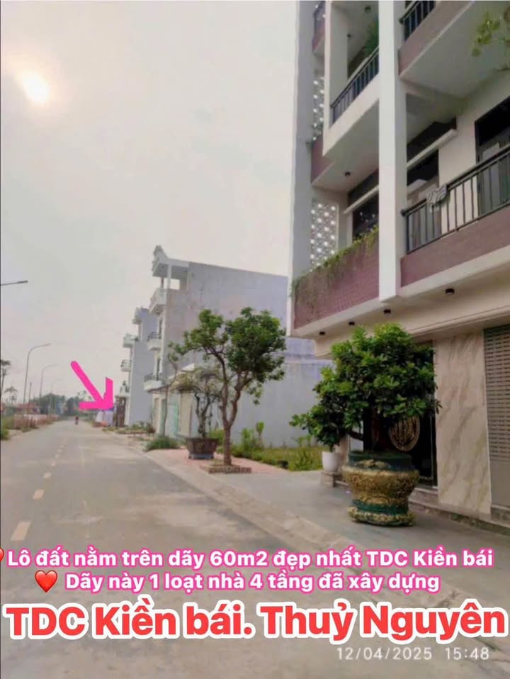 Đất nền Kiền Bái 60m² giá 3 tỷ - Vị trí đắc địa, đầu tư sinh lời!