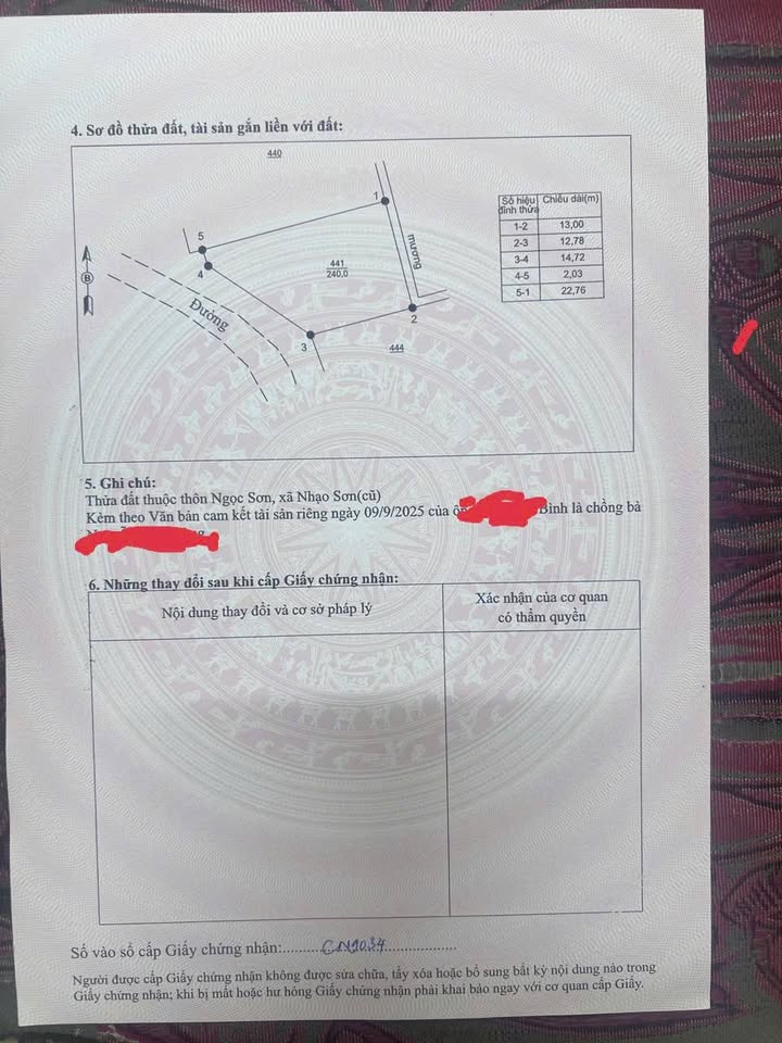 Đất nền mặt đường lớn thôn Ngọc Sơn, xã Nhạo Sơn, 240m² - Giá chỉ 1.3 tỷ!