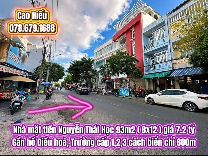 Nhà mặt tiền Nguyễn Thái Học Tuy Hoà 93m² giá 7.2 tỷ - Kinh doanh sinh lời!