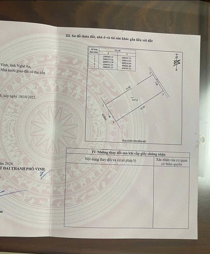 Đất tái định cư Lê Quý Đôn Hưng Lộc 147m² - Pháp lý rõ ràng, xây dựng tự do!