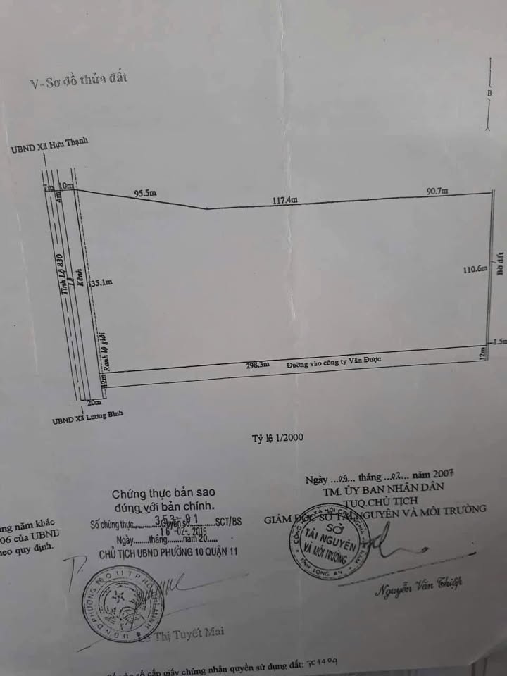 Đất nền kinh doanh 34892m² tại Hữu Thạnh, Đức Hòa, Long An - Đầu tư sinh lời ngay!