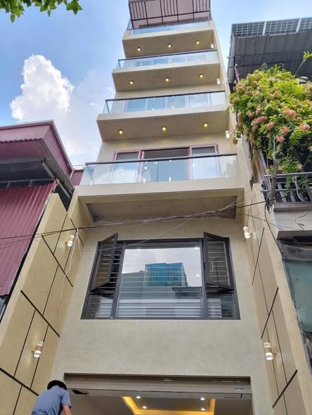 Nhà mặt ngõ Trạm Long Biên 65m² giá thỏa thuận - 7 tầng thang máy, gara ô tô 7 chỗ