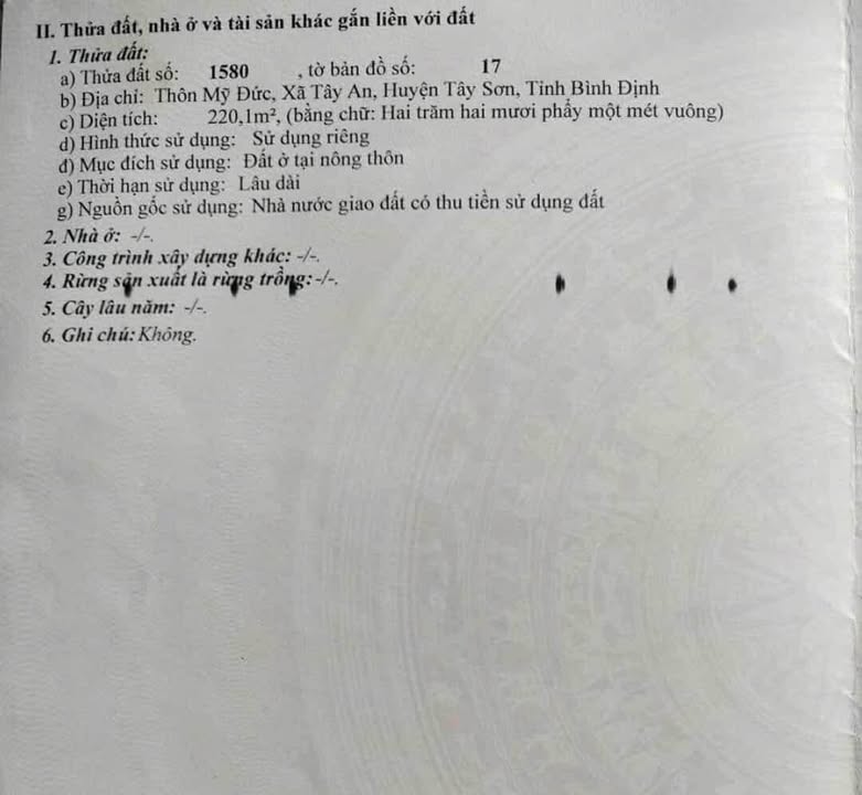 Đất liền kề Tây An, Tây Sơn 220m² giá 500 triệu - Cơ hội đầu tư hấp dẫn!