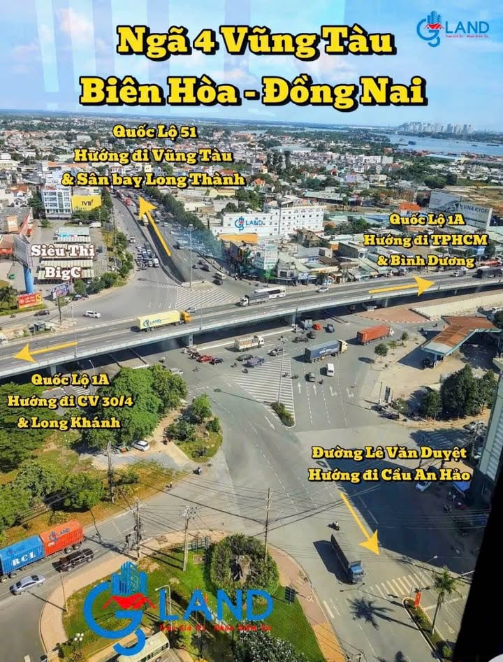 Bán gấp FrontHouse Mặt Tiền Quốc Lộ 51 - 216m² Sổ Hồng, Giá Thỏa Thuận!