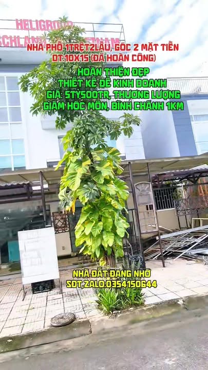 Nhà phố góc 2 mặt tiền 150m² tại Mỹ Hạnh, Đức Hòa - Vị trí đẹp, kinh doanh thuận lợi