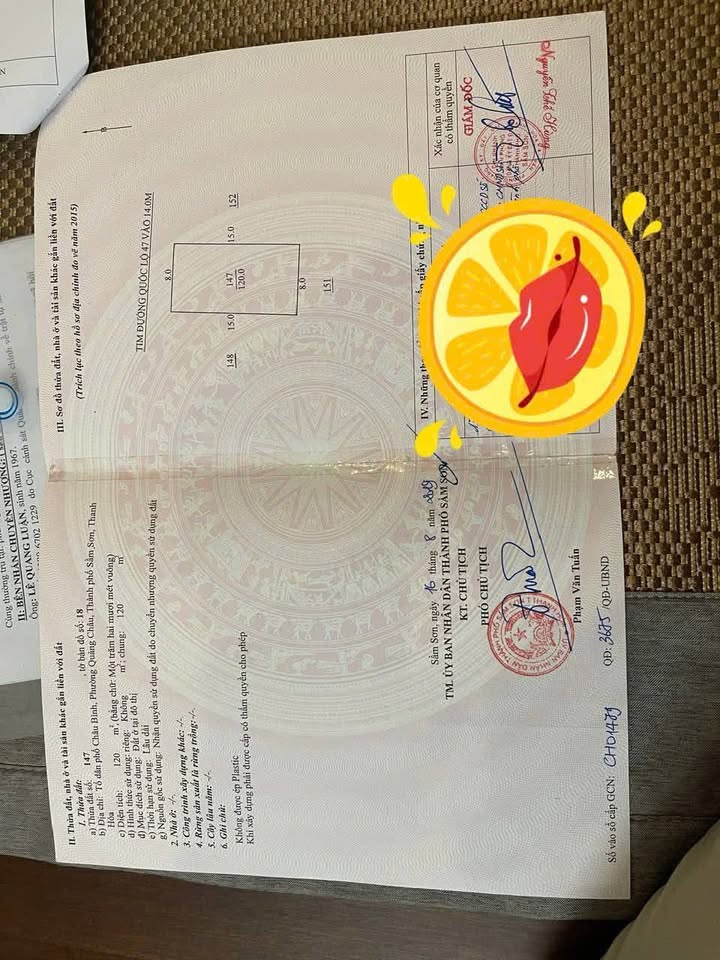 Đất mặt đường Quốc lộ 47, phường Quảng Châu, TP Sầm Sơn 120m² - Đầu tư sinh lời cao!