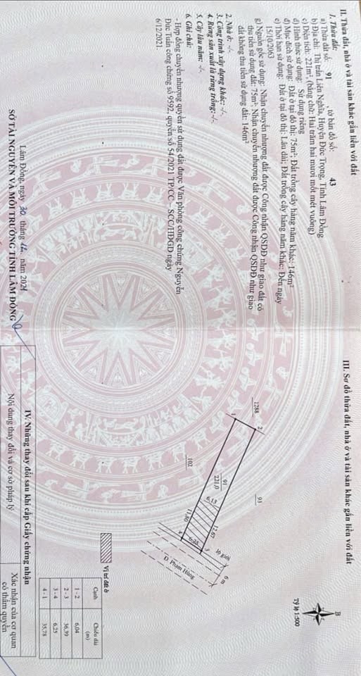 Nhà cấp 4 đường Phạm Hùng, thị trấn Liên Nghĩa 216m² giá 4.15 tỷ - Sổ hồng riêng, chốt nhanh!