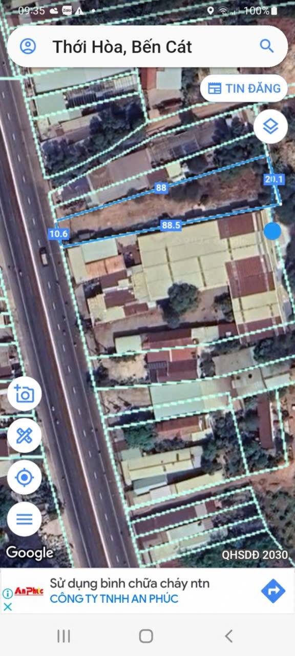 Đất nền Quốc Lộ 13, Thới Hòa, Dĩ An 880m² - Vị trí kinh doanh đắc địa!