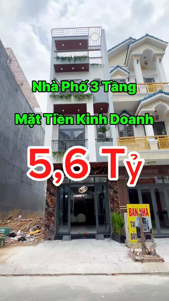 Nhà Phố 3 Tầng Mặt Tiền Kinh Doanh 72m² giá 5.6 tỷ - Đầu Tư Sinh Lời Tại An Phú!
