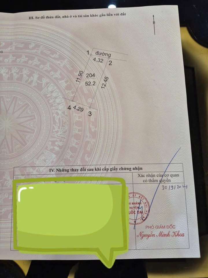 Nhà 3 tầng Quốc Oai 52m² giá chỉ 3 tỷ - Sẵn sàng vào ở ngay!