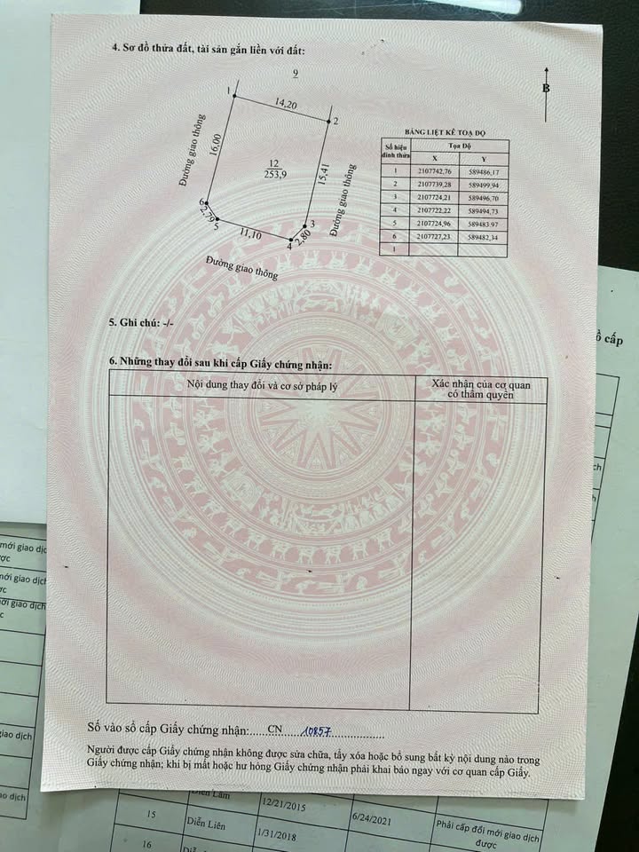 Đất nền Dương Đoài 253,9m² giá 2,539 tỷ - Cơ hội đầu tư hiếm có!