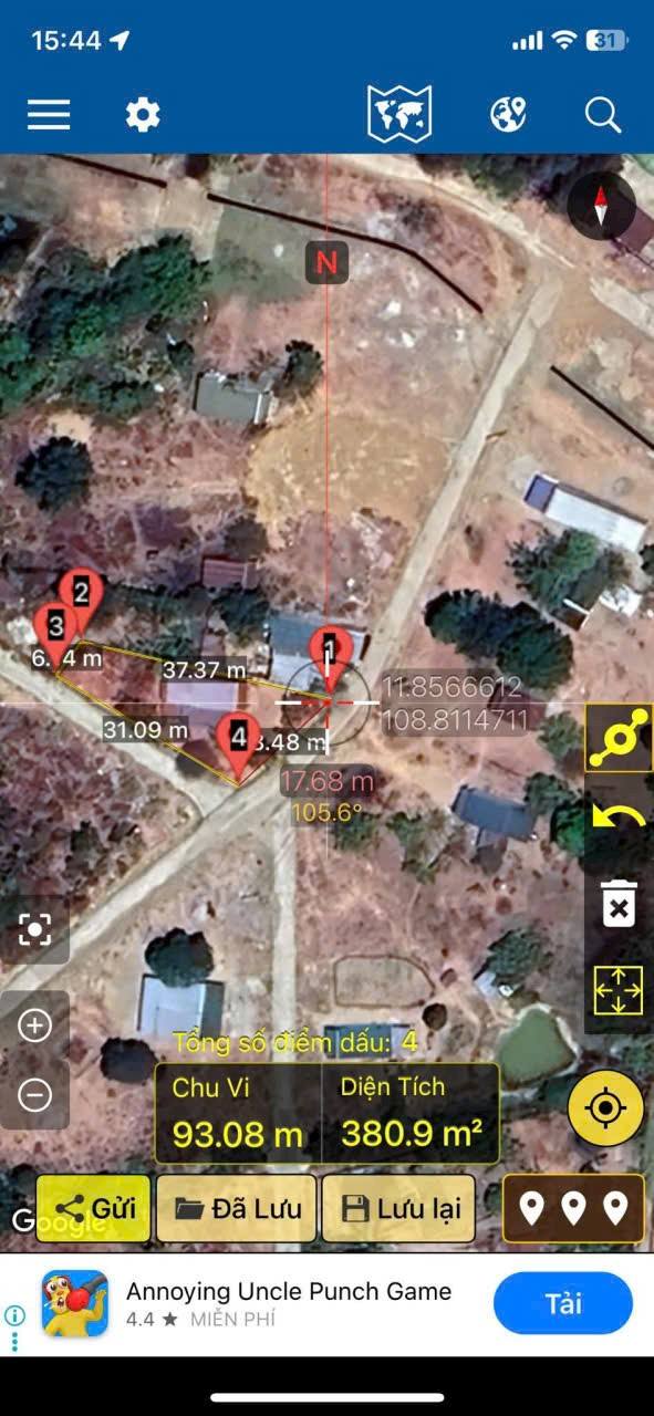 Đất nền thửa góc Phước Chính, Bắc Ái 380m² giá chỉ 195 triệu - Cơ hội đầu tư hấp dẫn!