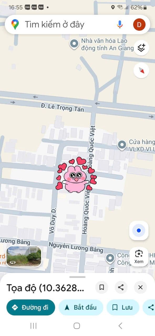 Đất nền góc đường Hoàng Quốc Việt, Long Xuyên, An Giang 111.5m² - Vị trí đẹp, đầu tư sinh lời!