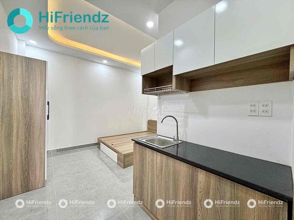 Cho thuê studio Nơ Trang Long 25m² giá 5 triệu - Nhà thang máy, đầy đủ tiện nghi!