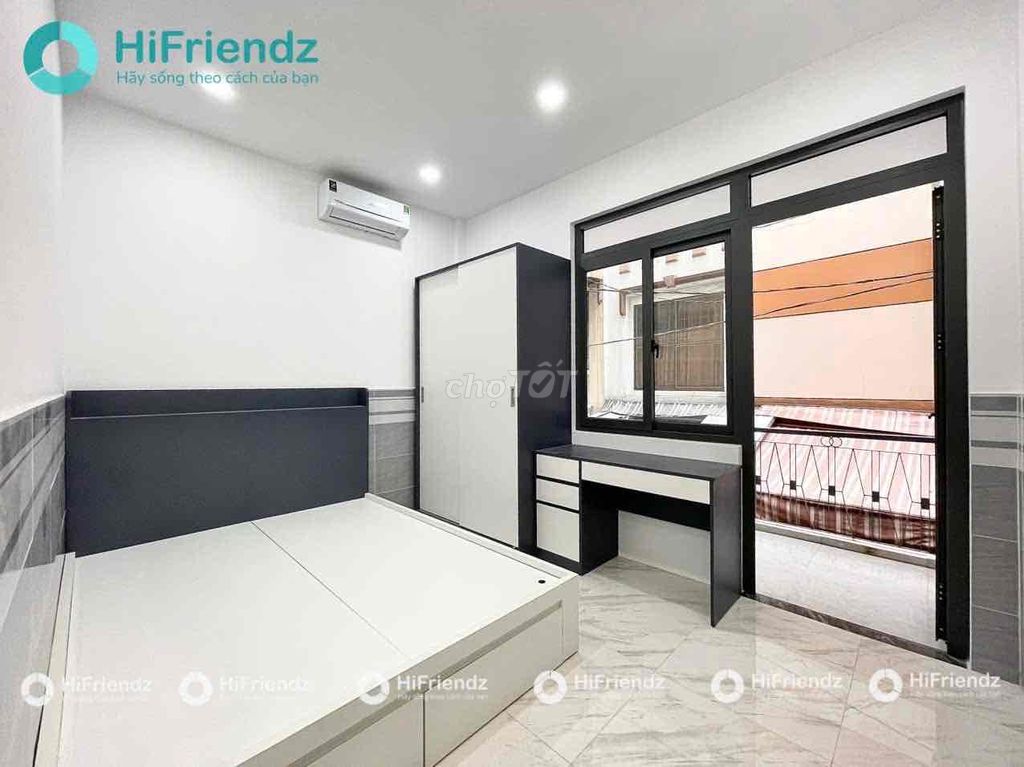 Studio cho thuê CMT8 Q3 25m² giá 5.9 triệu - Nhà mới 100% full nội thất!