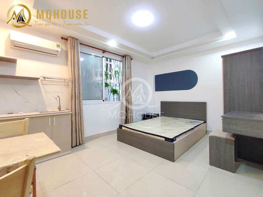 Studio Cộng Hòa 22m² giá 4.8 triệu - Full nội thất, gần vòng xoay Lăng Cha Cả!