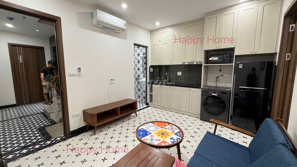 Căn hộ 1 phòng ngủ Hoàng Văn Thái 45m² giá 7.6 triệu - Nội thất hiện đại, tiện nghi đầy đủ!