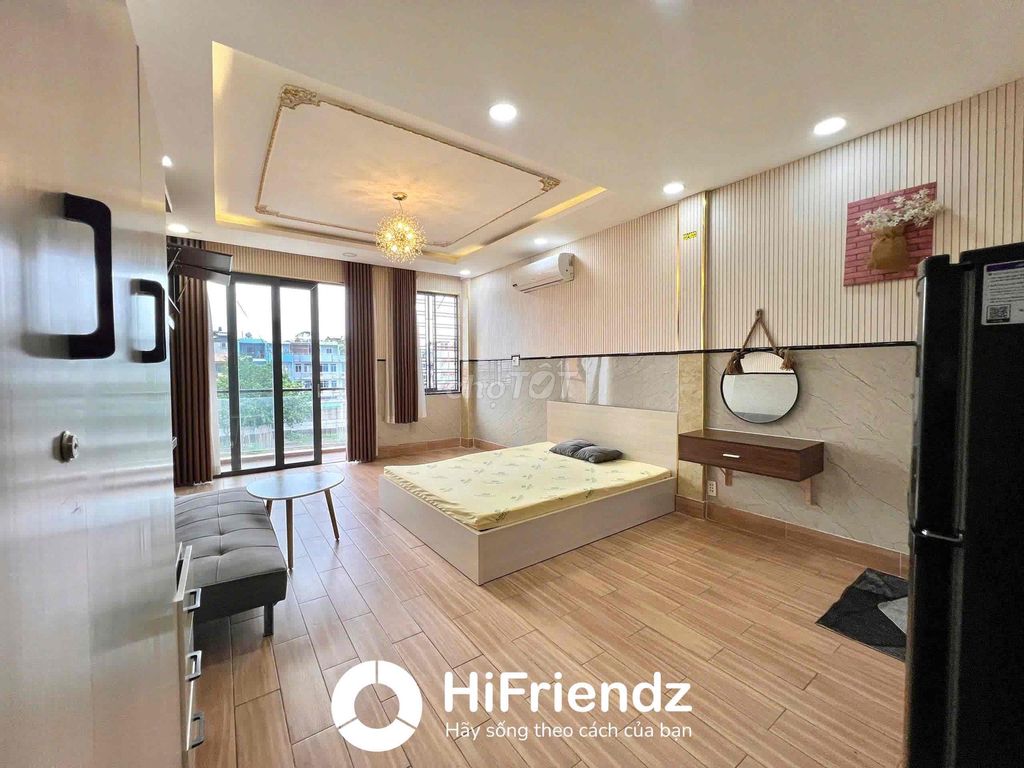 Căn hộ cho thuê Đường Tạ Quang Bửu 35m² giá 6.5 triệu - Full nội thất, ban công thoáng mát!