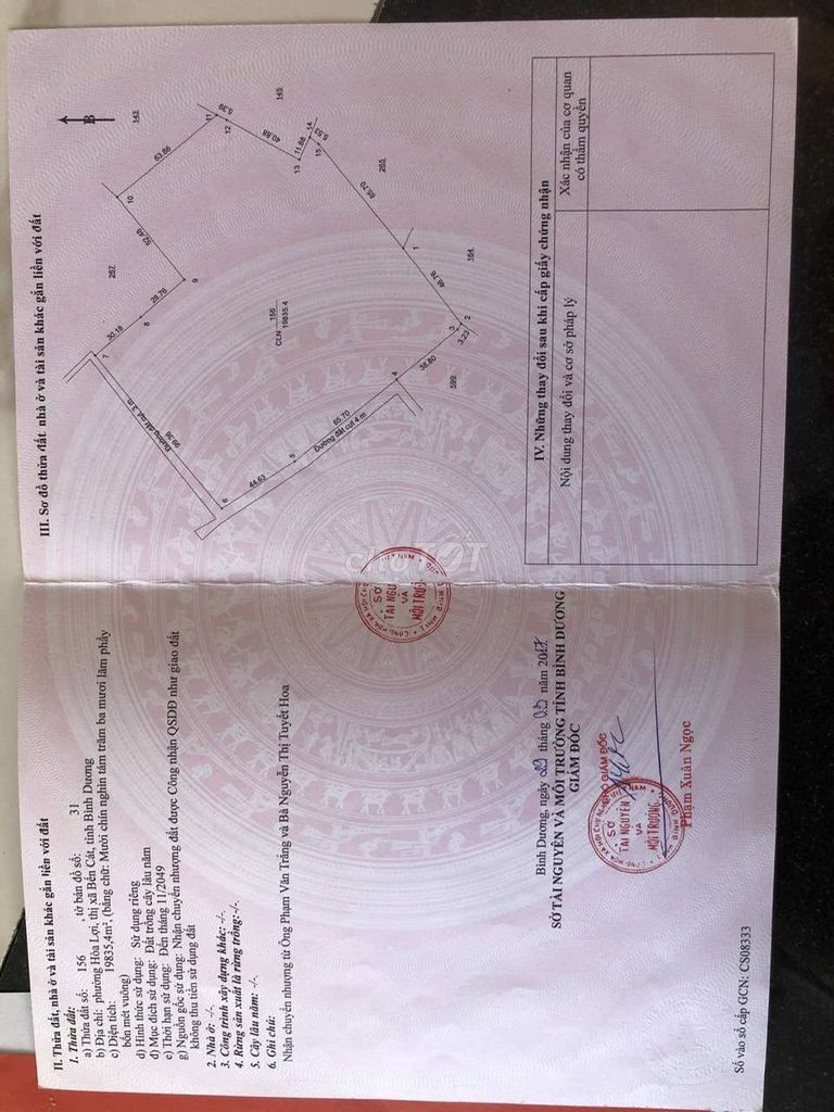 Đất cho thuê 34.000m² tại Bến Cát, Bình Dương - Phù hợp xây bệnh viện, trường học!