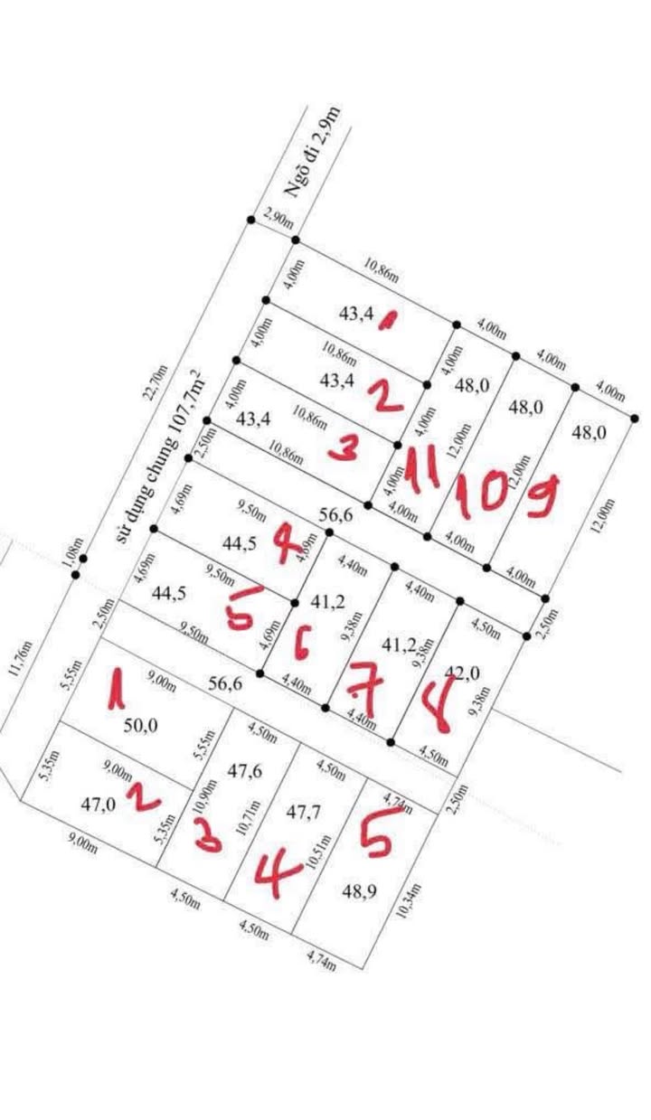 Đất liền kề đẹp tại Phù Liễn, Kiến An - Diện tích 45m², giá chỉ 900 triệu!