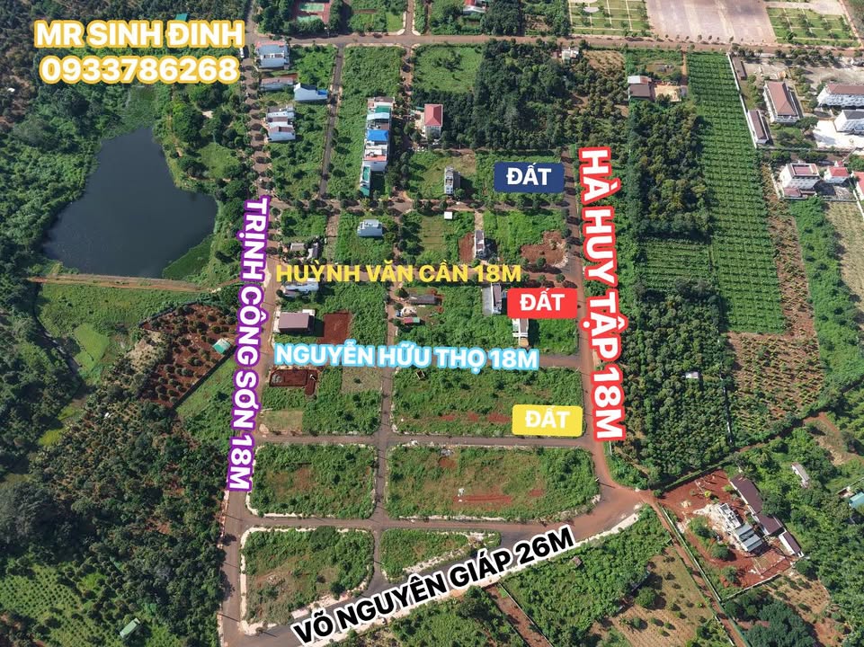 Đất nền trục Hà Huy Tập Buôn Hồ 180m² giá chỉ 1.9 tỷ - Cơ hội đầu tư hấp dẫn!