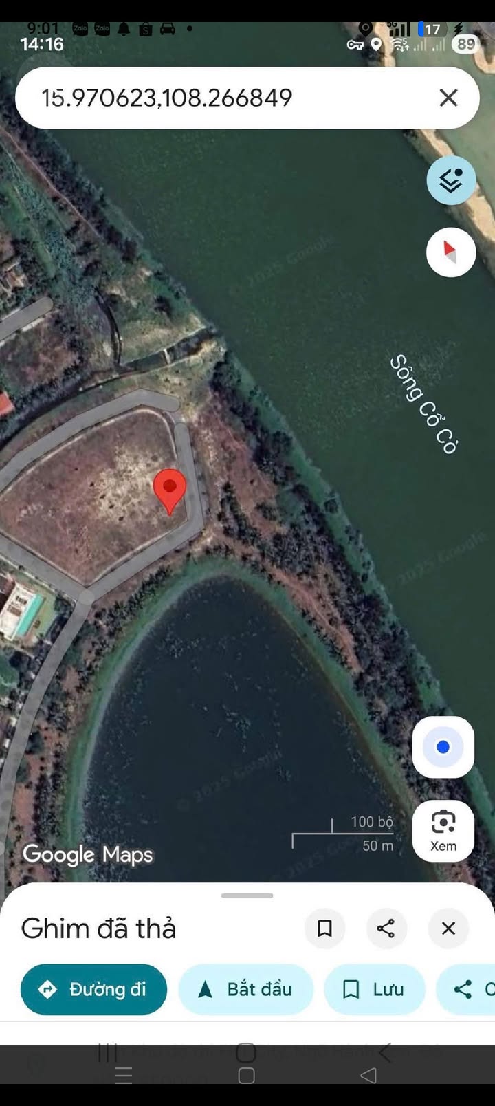 Đất biệt thự lô góc 2 mặt tiền 1112m² - View sông Cổ Cò và sân golf BRG đẹp tuyệt vời!