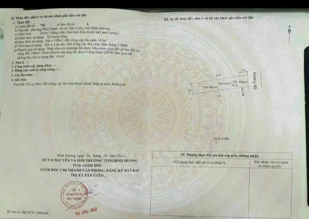 Đất nền Phú Chánh Tân Uyên 240m² giá 2.8 tỷ - Sổ hồng chính chủ!