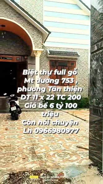 Biệt thự Tân Thiện 242m² giá 6.5 tỷ - Full nội thất gỗ sang trọng!
