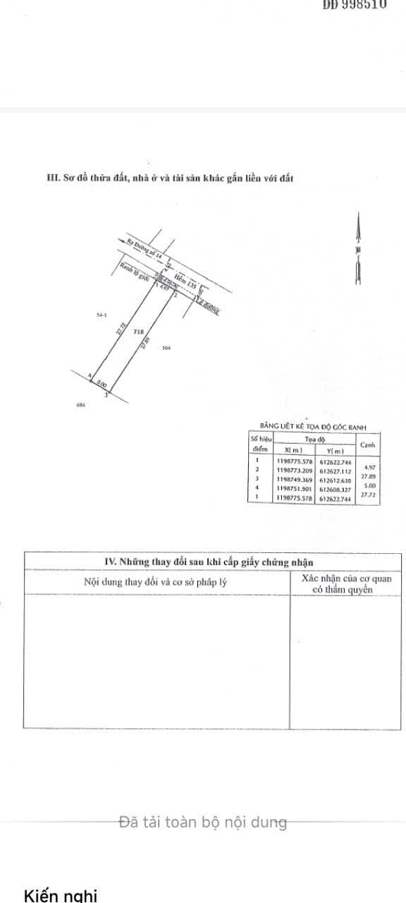 Đất nền hẻm 135 đường 14, quận 9, diện tích 139m² - Cơ hội đầu tư tốt!