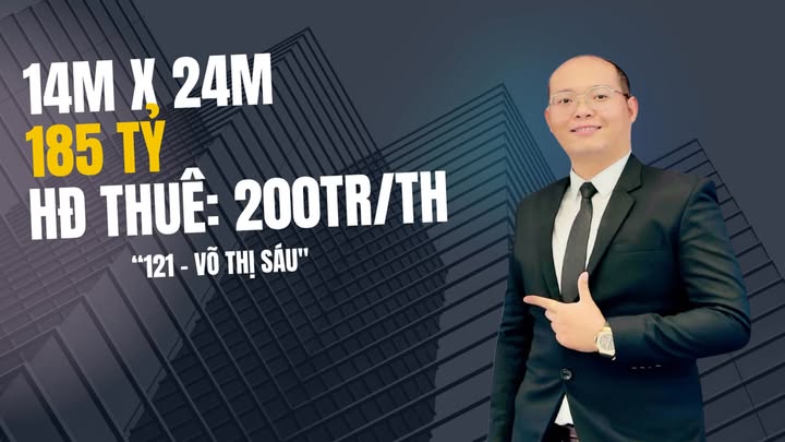 Lô đất mặt tiền 121 Võ Thị Sáu, Quận 3: 315m² giá 185 tỷ - Cơ hội đầu tư hiếm có!