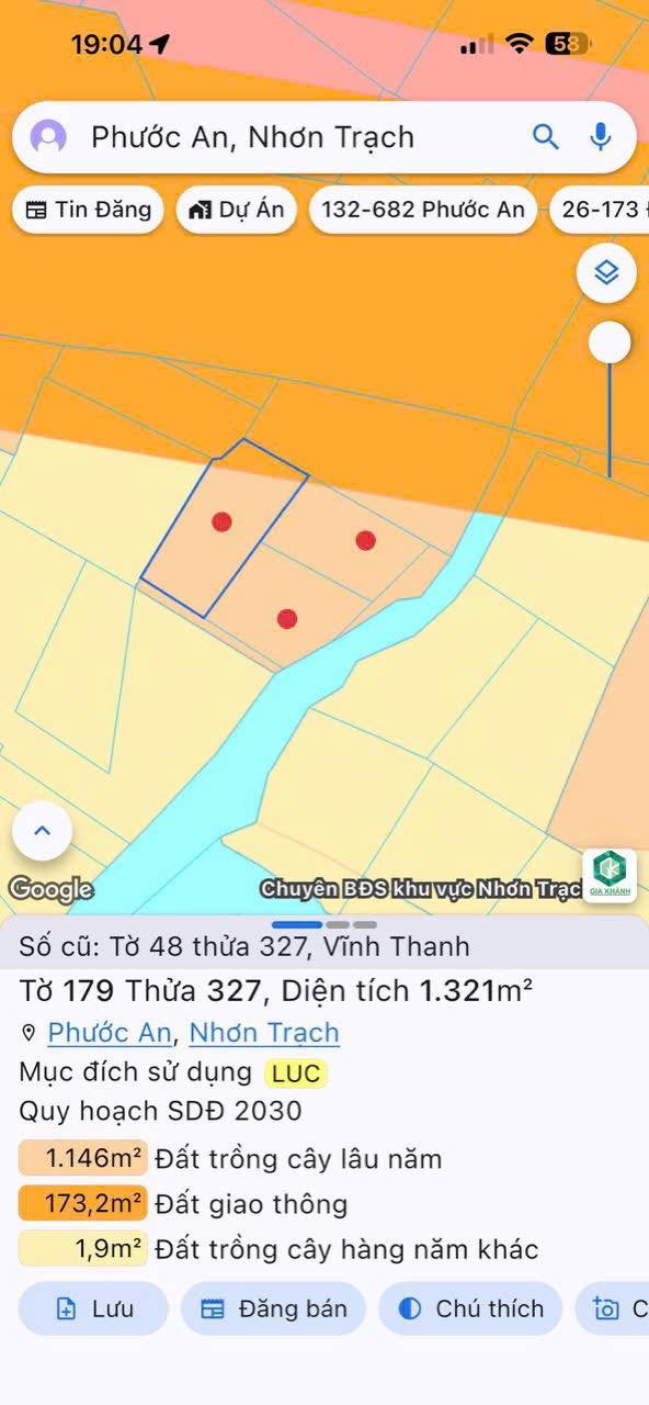 Đất nền Nhơn Trạch 1000m² - Mặt tiền đường Bến Lức - Lòng Thành, giá tốt cho nhà đầu tư!