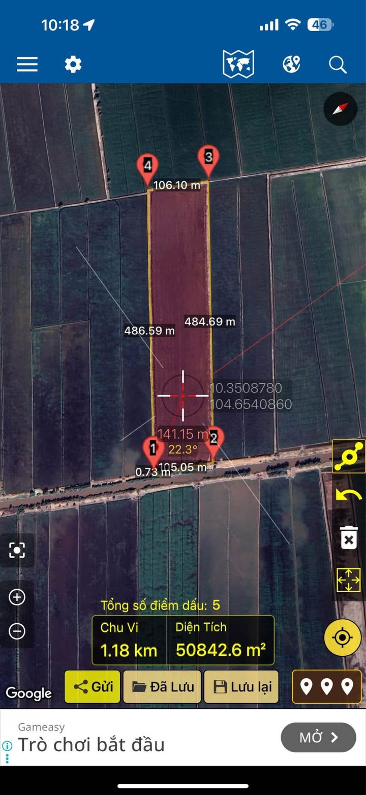 Đất nông nghiệp 50.000m² tại ấp Tân Điền, Kiên Lương - Giá cả thương lượng hấp dẫn!