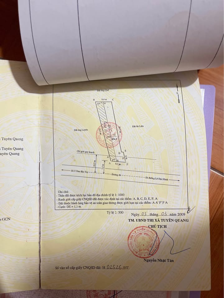 Nhà phố chính chủ tại Hưng Thành, Tuyên Quang 142m² - Đầu tư sinh lời bền vững!