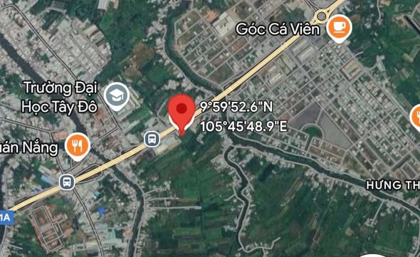 Đất mặt tiền Quốc lộ 1A Cái Răng 4870m² - Cơ hội đầu tư hiếm có!