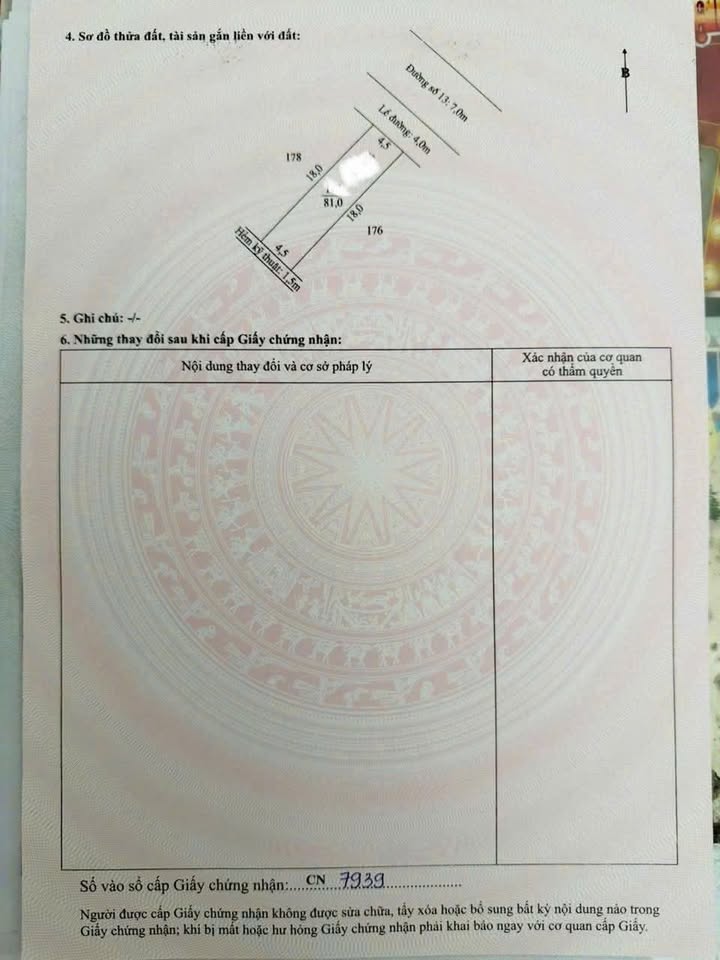 Đất nền đường số 13, KDC 91B, 81m² giá 3.6 tỷ - Vị trí đẹp, sổ hồng chính chủ!