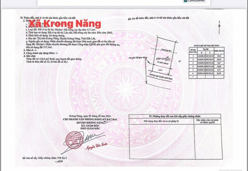 Đất nền đường Ngô Quyền, xã Krông Năng, 468m² - Giá thỏa thuận hấp dẫn!