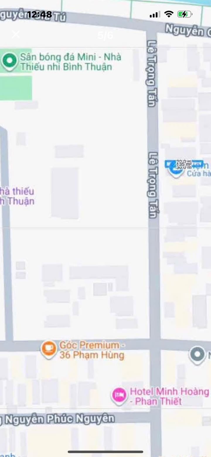 Lô đất mặt tiền đường Lê Trọng Tấn, Phú Thủy, 135m² giá chỉ 4 tỷ - Cơ hội vàng cho nhà đầu tư!