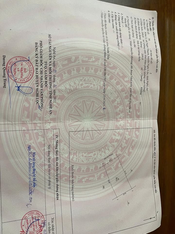 Đất nền Nghi Thạch, Nghi Lộc 200m² - Cơ hội đầu tư hấp dẫn!