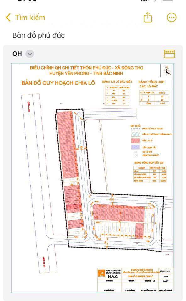 Đất nền dự án Phú Đức Yên Phong 100m² giá 4 tỷ - Cơ hội đầu tư hấp dẫn!