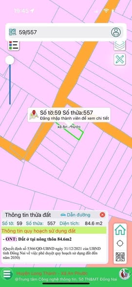 Đất nền An Phước 86m² giá 1.95 tỷ - Gần chợ và trường học!