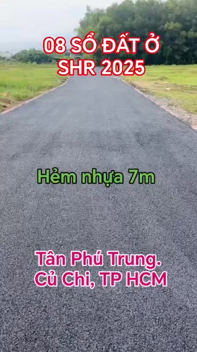 Đất nền sổ hồng riêng Tân Phú Trung 125m² giá chỉ 2.2 tỷ - Đầu tư sinh lời ngay!